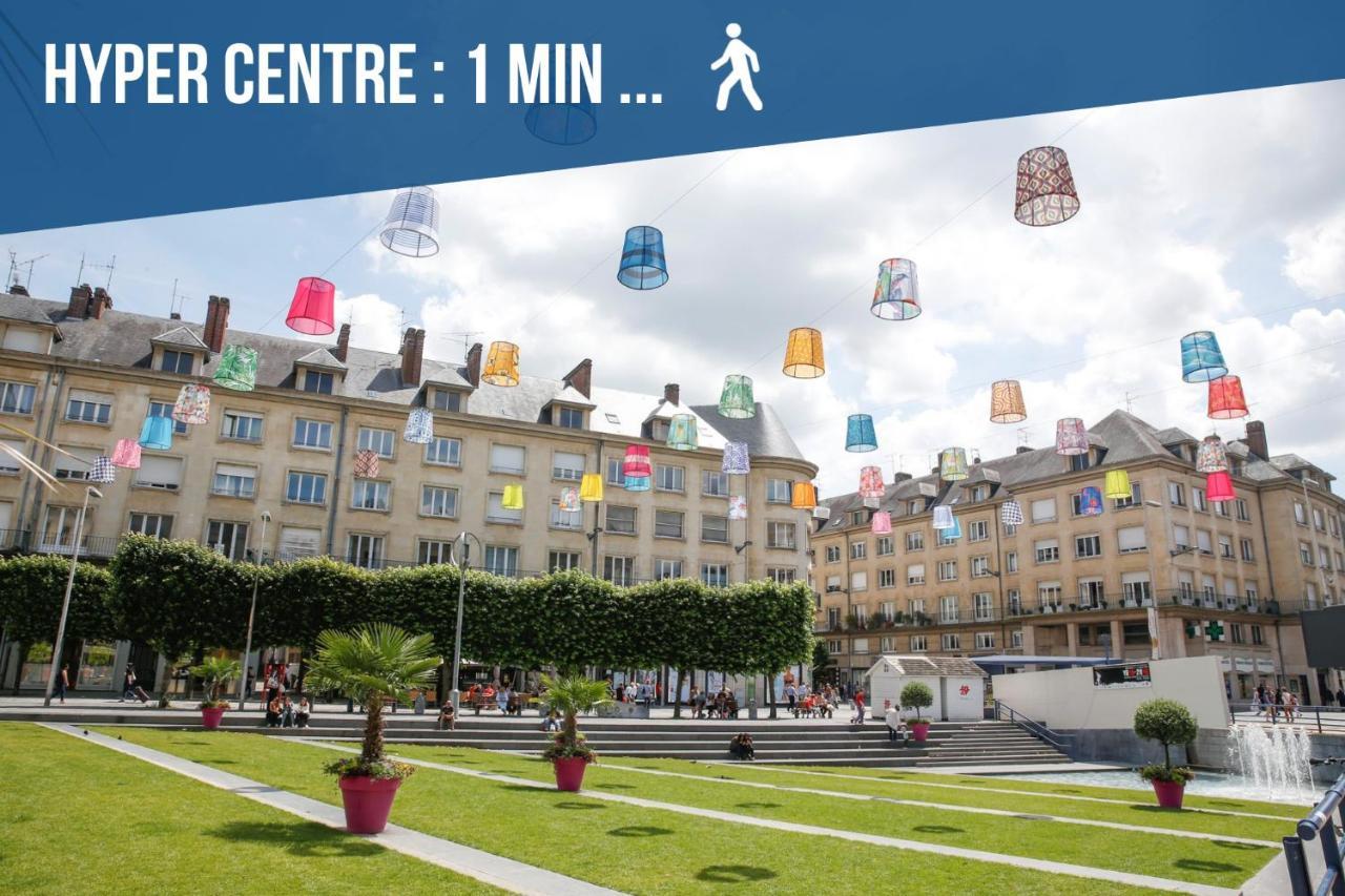 Downtown Loft - Centre Ville - Wifi - Netflix Amiens Luaran gambar