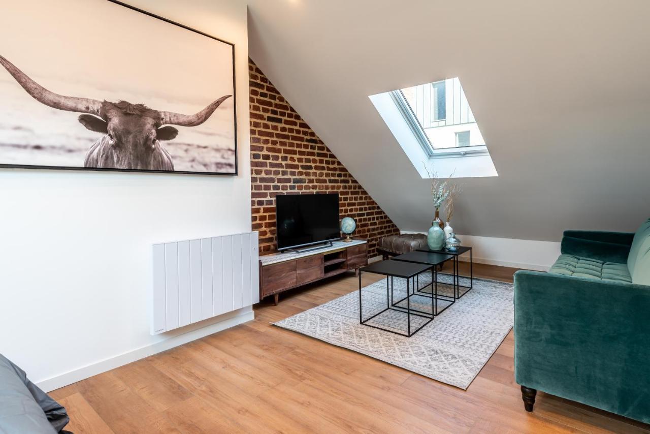 Downtown Loft - Centre Ville - Wifi - Netflix Amiens Luaran gambar
